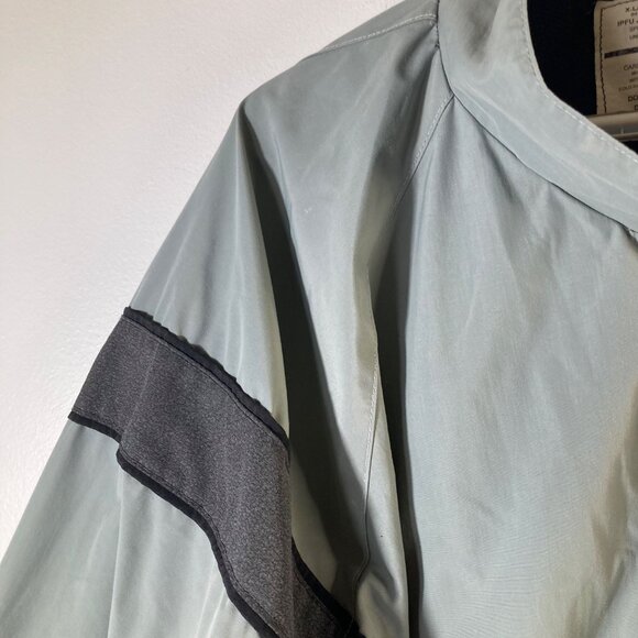 Mens‎ Vintage IPFU Nylon Army Jacket Gray Black XL Long - Picture 5 of 9